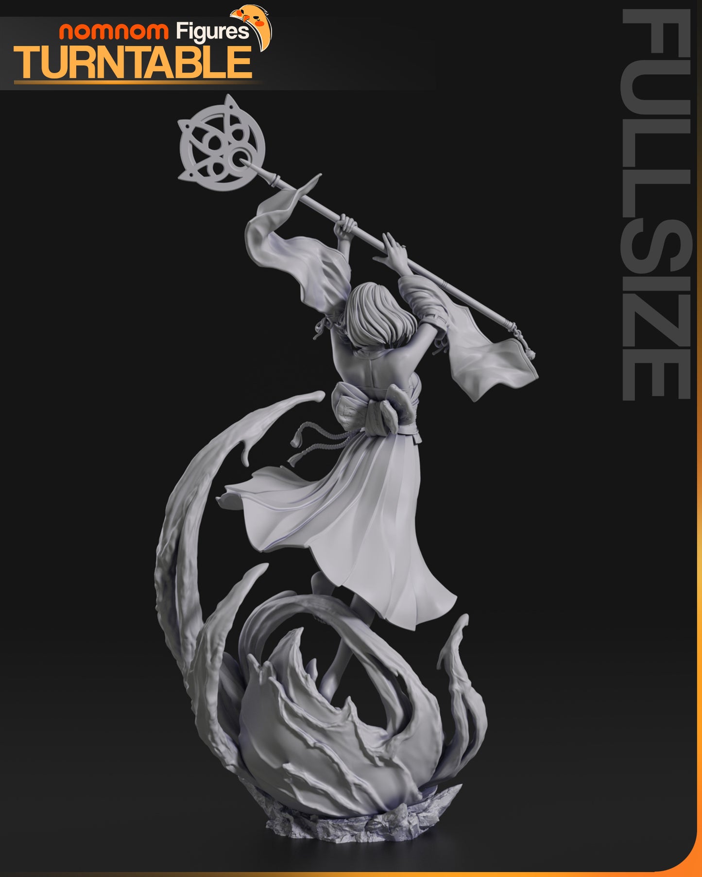 Yuna FFX - Unassembeld and Unpainted Garage Kit - Model Designed by NomNom Figures