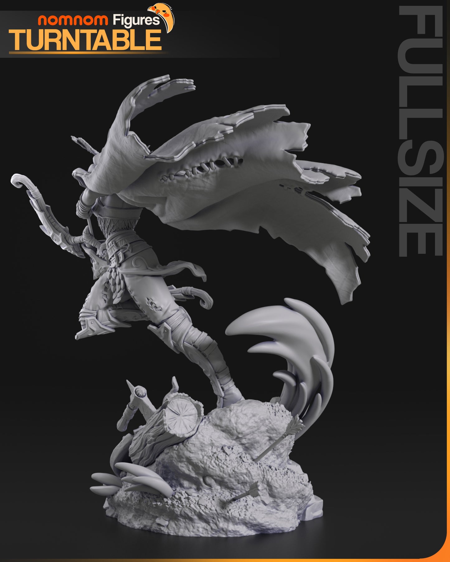 Alleria Windrunner - Unassembled and Unpainted Garage Kit - Model Designed by NomNom Figures