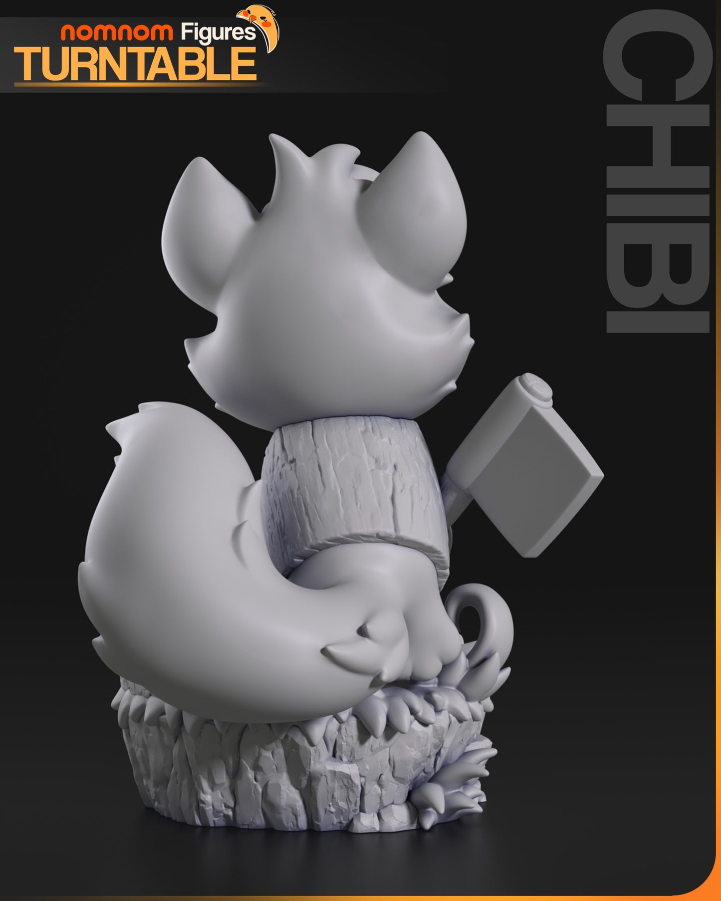 Chibi Tod - Unassembled and Unpainted Garage Kit - Model Designed by NomNom Figures