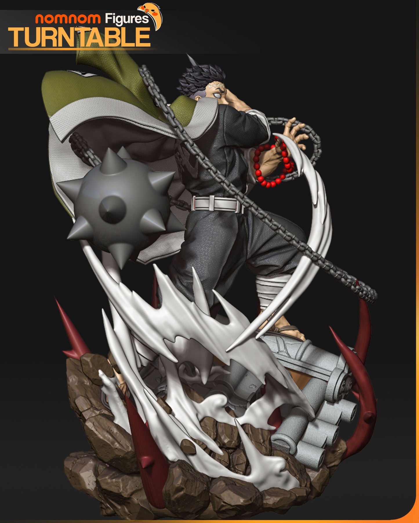 Gyomei - Unassembled and Unpainted Garage Kit - Model Designed by NomNom Figures