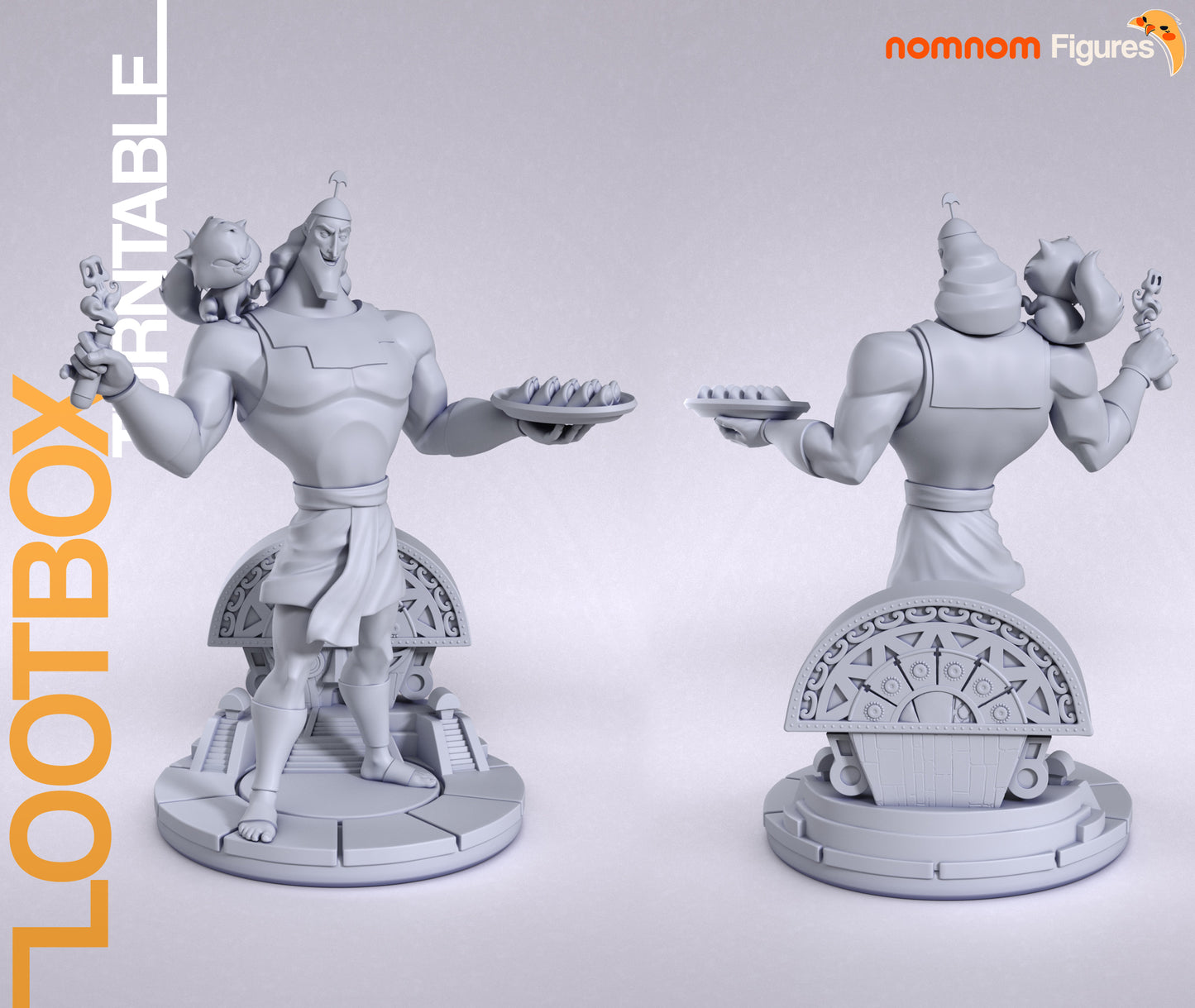 Kronk - Unassembled and Unpainted Garage Kit - Model Designed by NomNom Figures