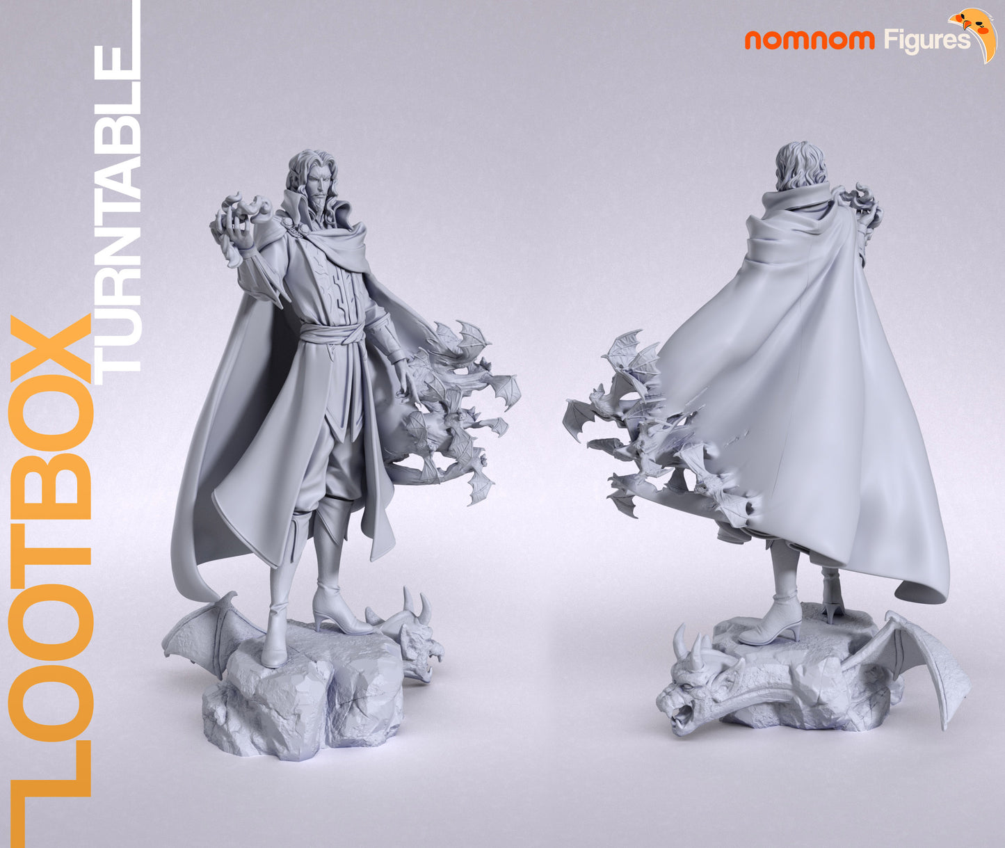 Dracula - Unassembled and Unpainted Garage Kit - Model Designed by Nomnom Figures