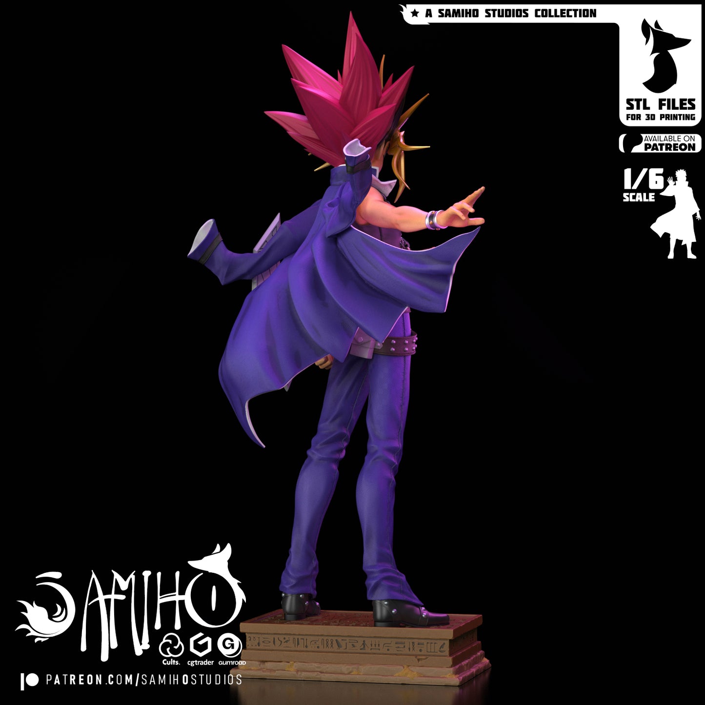 Yugi - Unassembled and Unpainted Garage Kit - Model Designed by Samiho Studios
