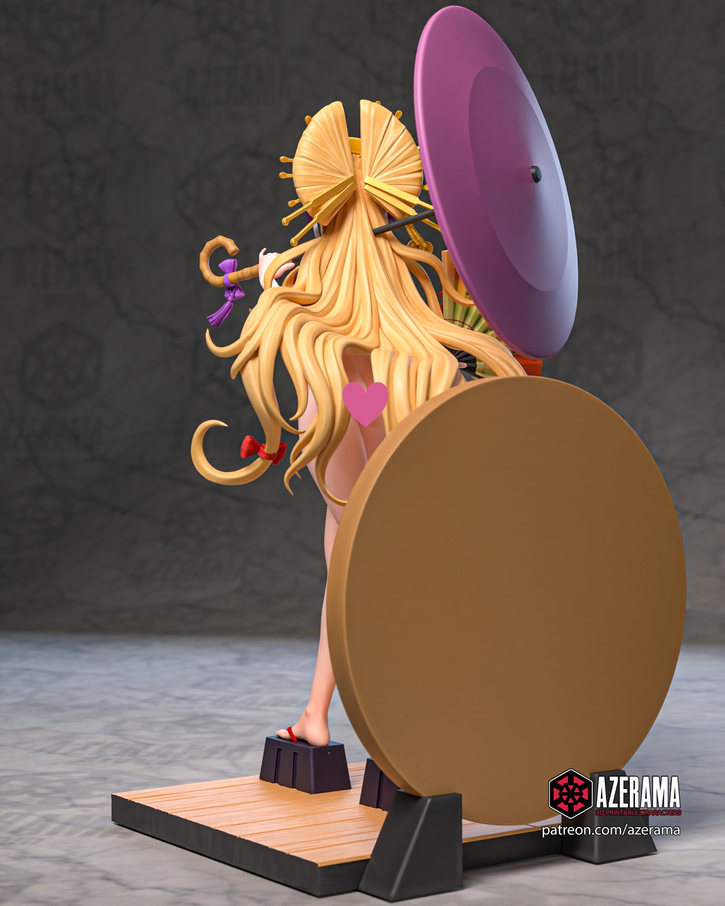 Yukari NSFW - Unassembled and Unpainted Garage Kit - Model Designed by Azerama