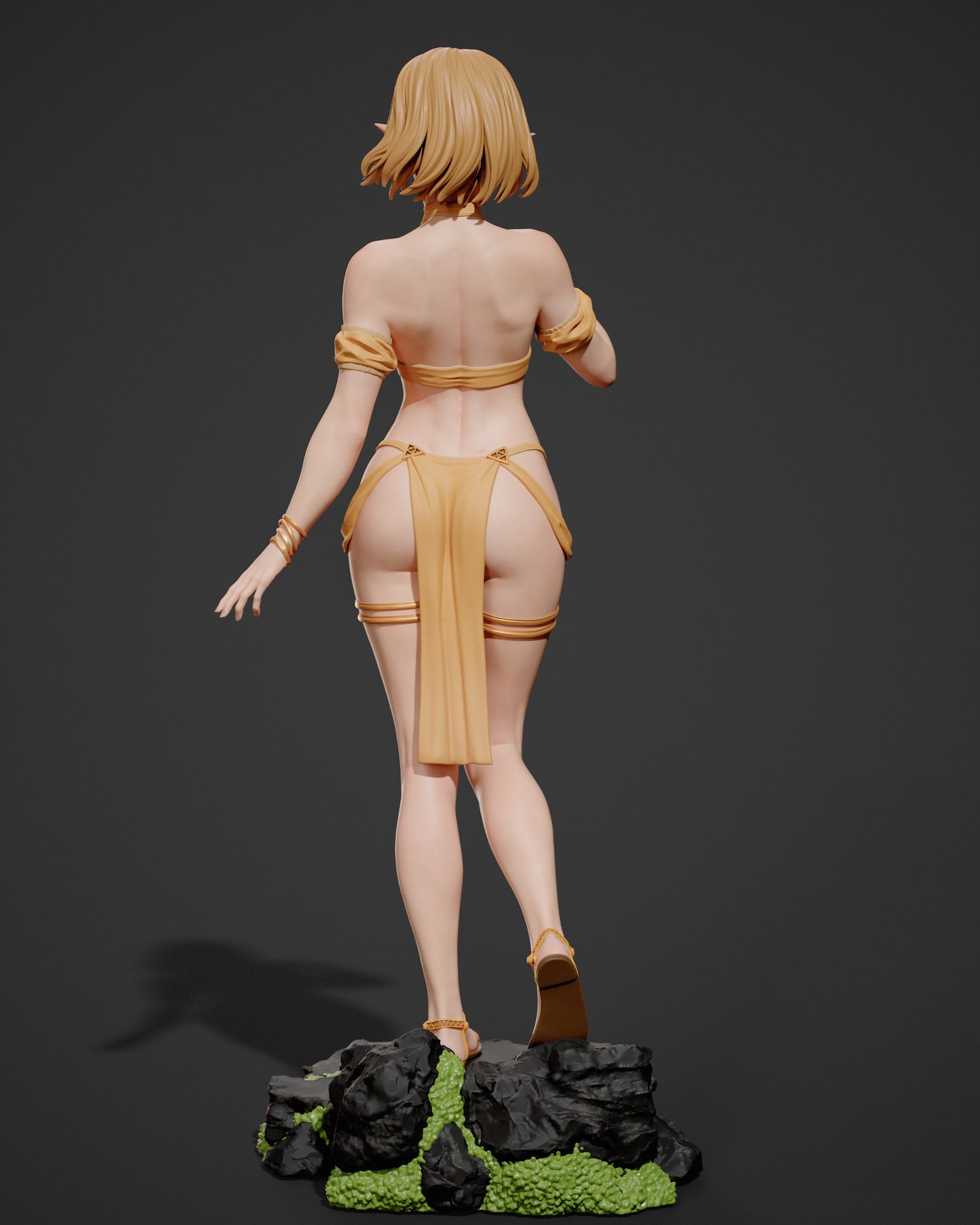 Zelda - Unassembled and Unpainted Garage Kit - Model Designed by Abe3d/Davi3d