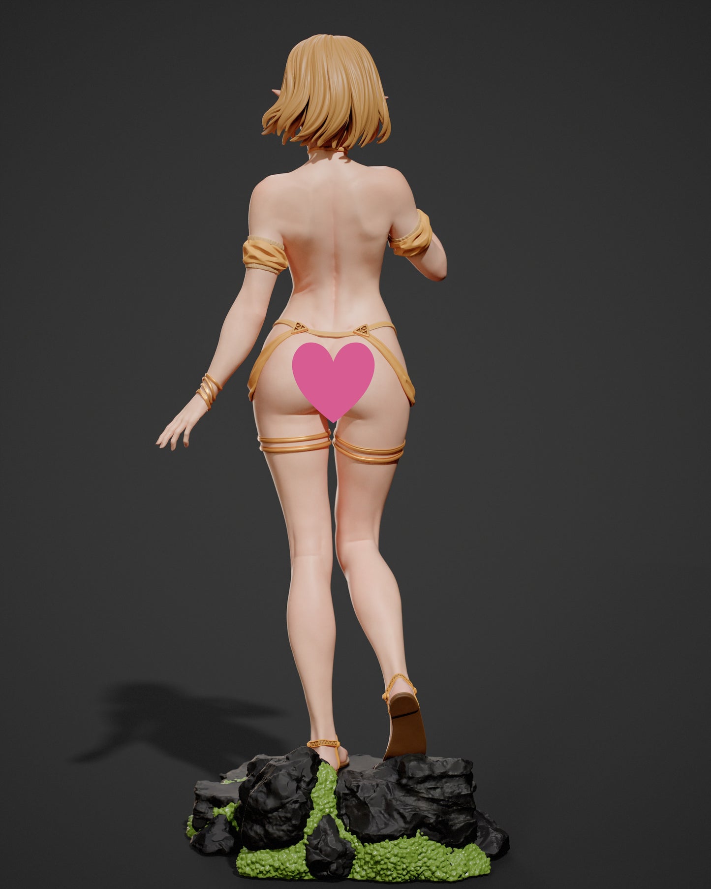 Zelda NSFW - Unassembled and Unpainted Garage Kit - Model Designed by Abe3d/Davi