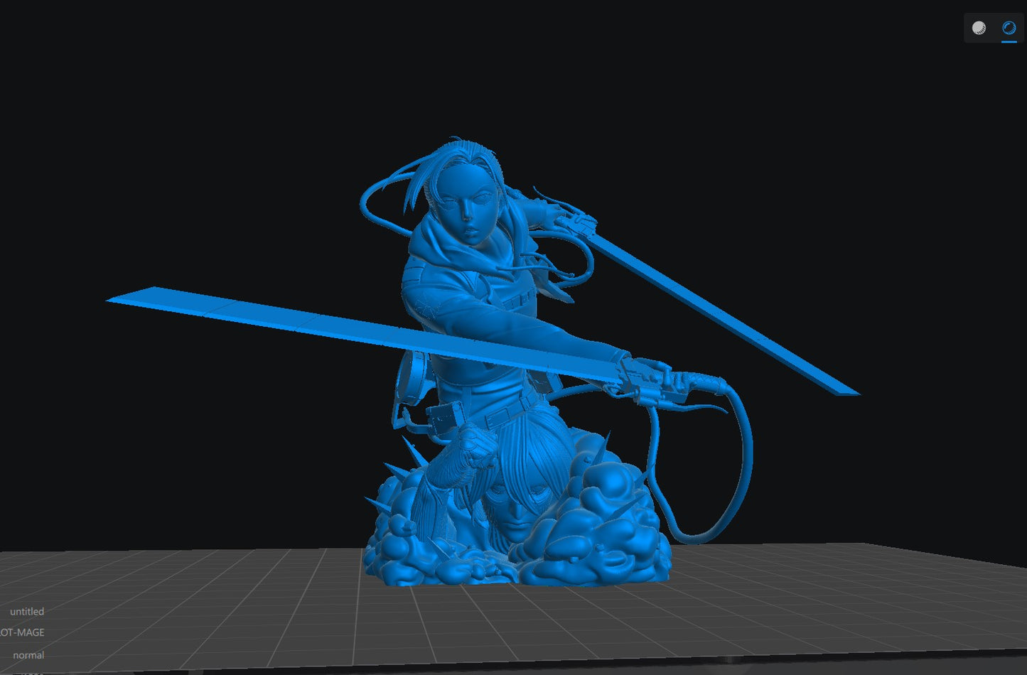 Annie - Unassembled and Unpainted Garage Kit - Model Designed by Sekai3D