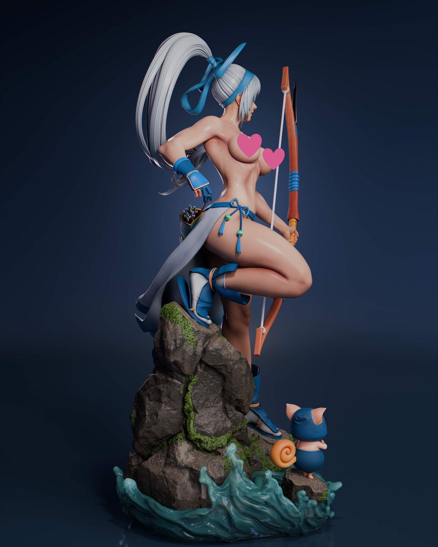 Mina NSFW - Unassembled and Unpainted Garage Kit - Model Designed by Abe3D/Davi
