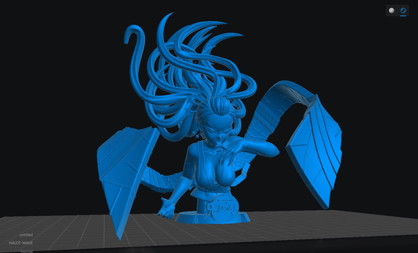 Daki - Unassembled and Unpainted Garage Kit - Model Designed by Sekai3D