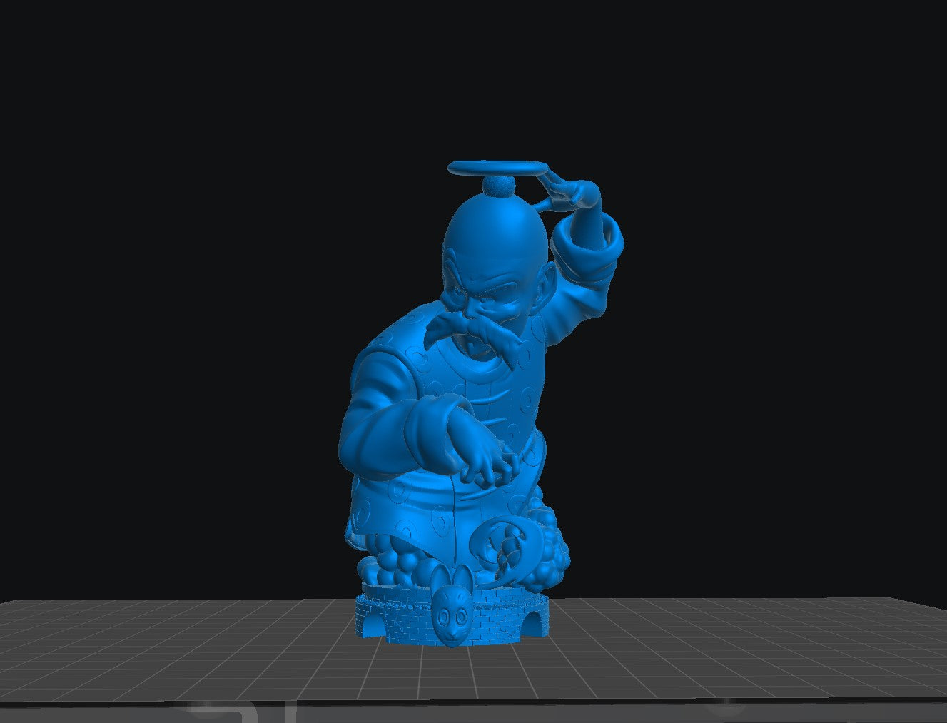 Grandpa Gohan - Unassembled and Unpainted Garage Kit - Model Designed by Sekai3D