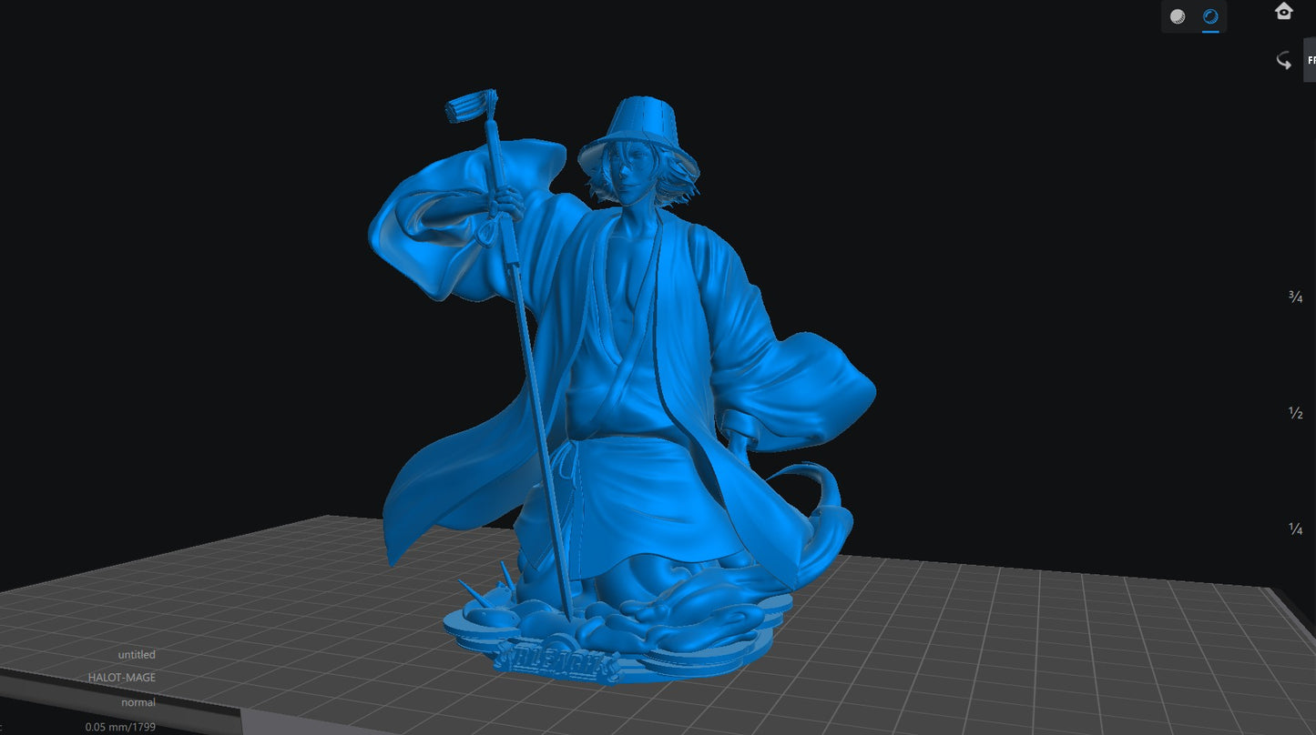 Kisuke - Unassembled and Unpainted Garage Kit - Model Designed by Sekai3D