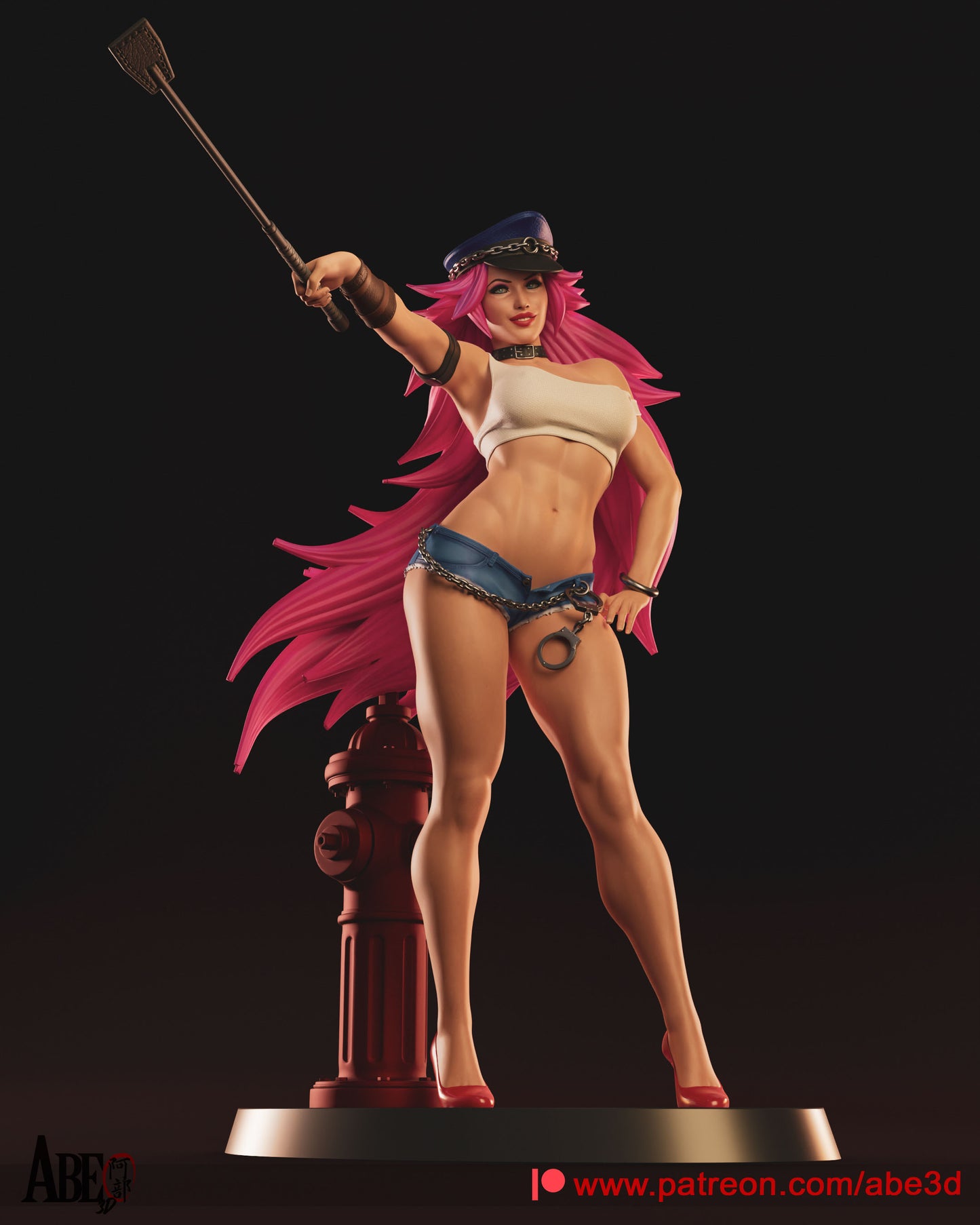 Poison - Unassembled and Unpainted Garage Kit - Model Designed by Abe3d