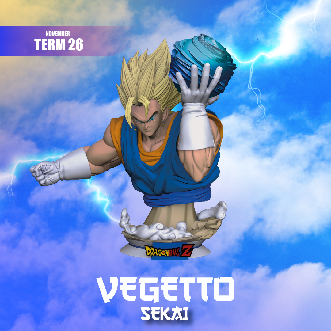 Vegito vs Super Buu - Unassembled and Unpainted Garage Kit - Model by Sekai3D