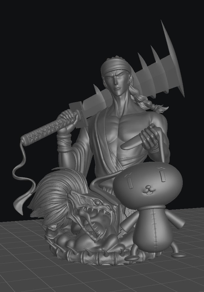 Renji - Unassembled and Unpainted Garage Kit - Model Designed by Sekai3D