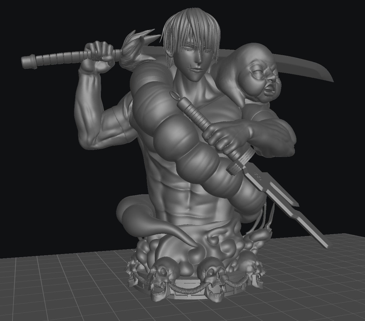 Toji - Unassembled and Unpainted Garage Kit - Model Designed by Sekai3D