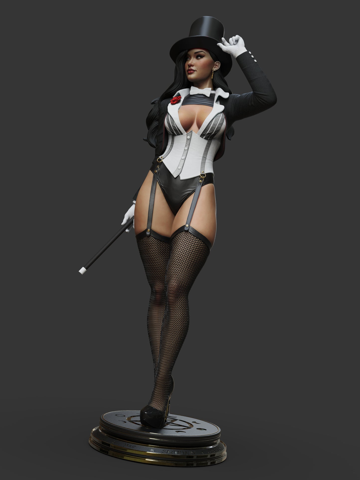 Zatanna - Unassembled and Unpainted Garage Kit - Model Designed by Abe3d/Dellas