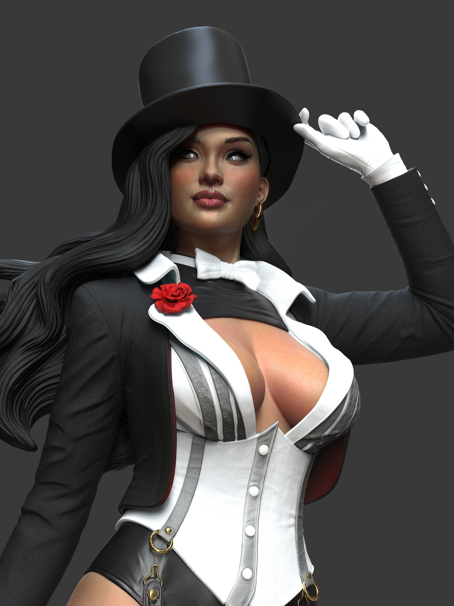 Zatanna - Unassembled and Unpainted Garage Kit - Model Designed by Abe3d/Dellas