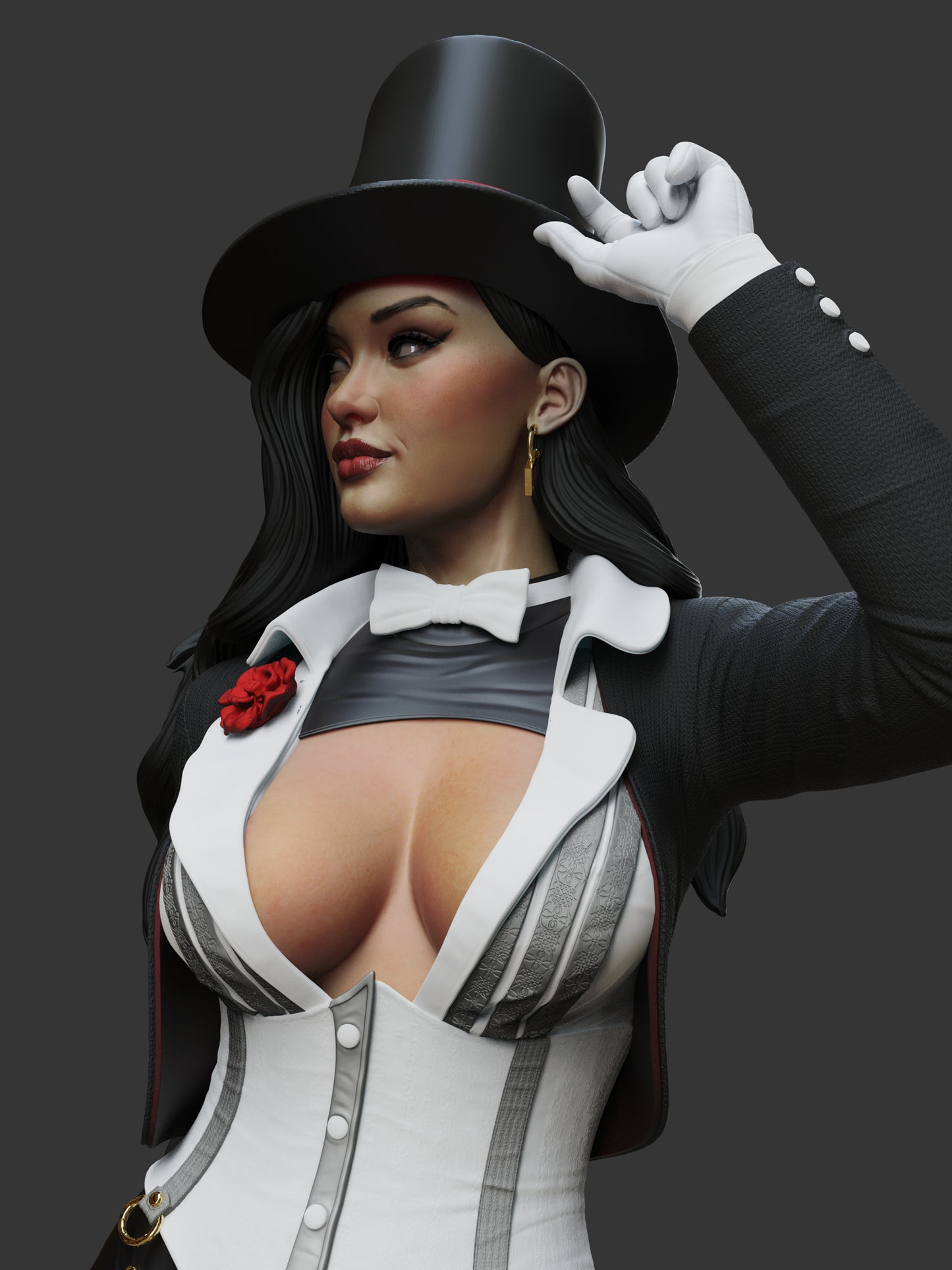 Zatanna - Unassembled and Unpainted Garage Kit - Model Designed by Abe3d/Dellas