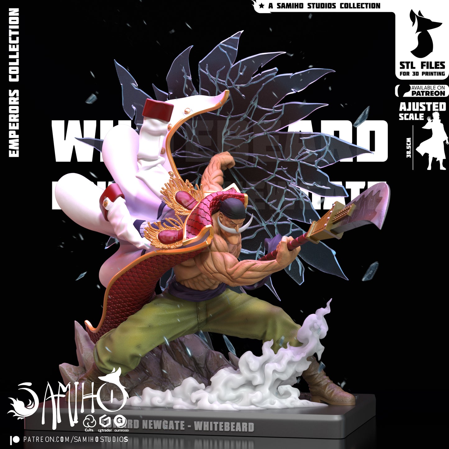 WhiteBeard - Unassembled and Unpainted Garage Kit - Model Designed by Samiho Studios