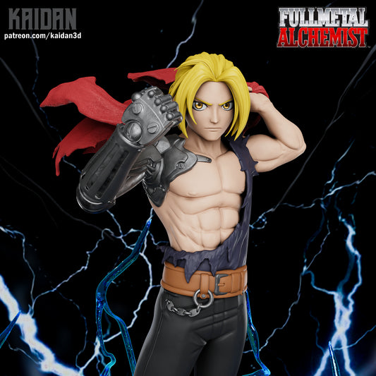 Edward - (ARM VARIANT PARTS INCLUDED) - Unassembled and Unpainted Garage Kit - Model Designed by Kaidan3D