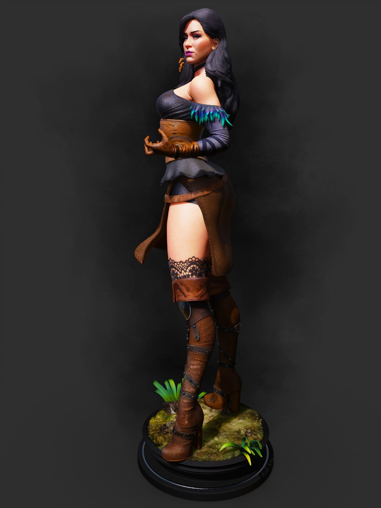 Yennefer - Unassembled and Unpainted Garage Kit - Model Designed by Abe3d/Dellas
