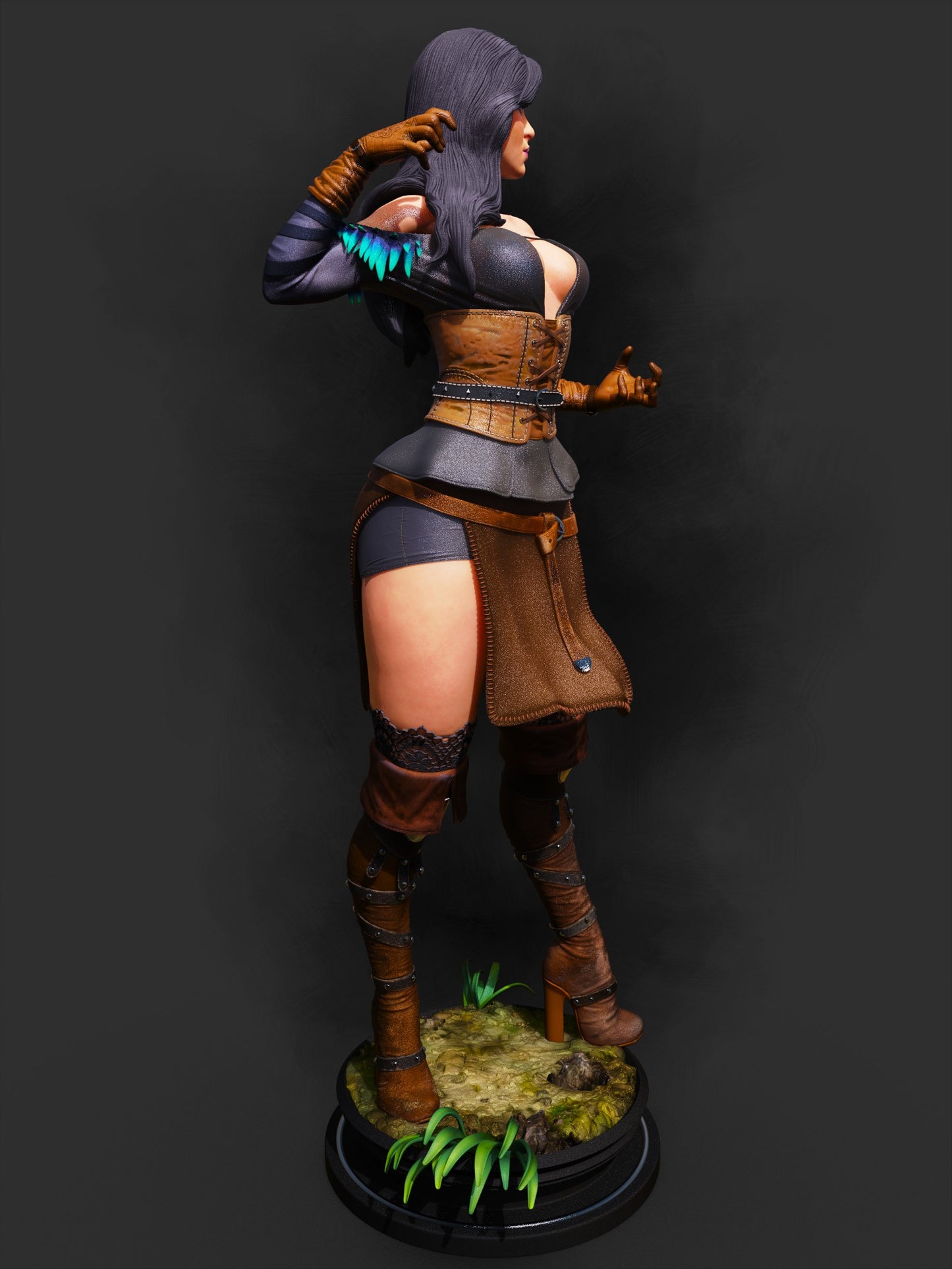 Yennefer - Unassembled and Unpainted Garage Kit - Model Designed by Abe3d/Dellas