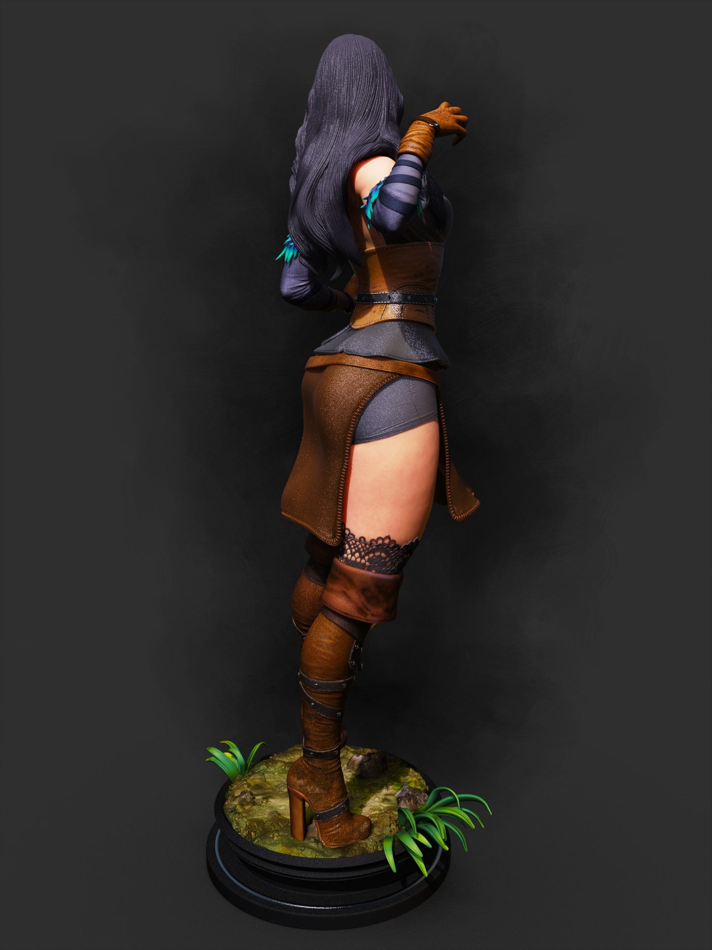 Yennefer - Unassembled and Unpainted Garage Kit - Model Designed by Abe3d/Dellas