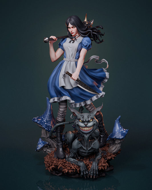 Alice - Unassembled and Unpainted Garage Kit - Model Designed by Abe3D/Davi