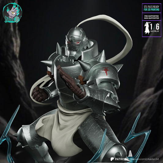 Alphonse - Unassembled and Unpainted Garage Kit - Model Designed by Kaidan3D
