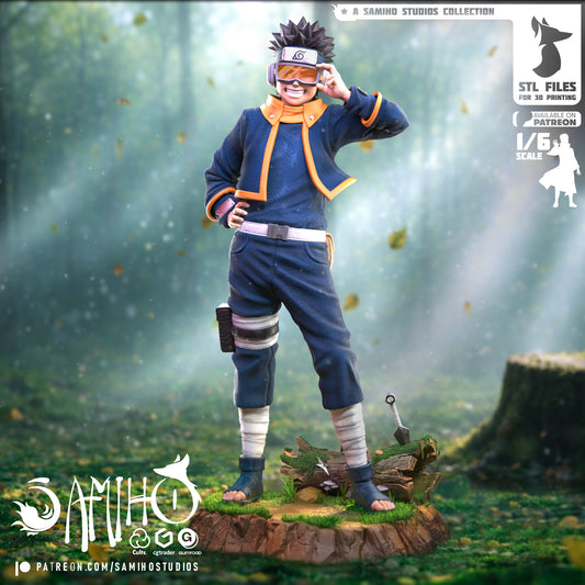Young Obito - Unassembled and Unpainted Garage Kit - Model Designed by Samiho Studios