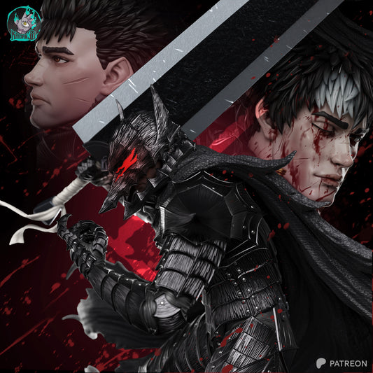 Guts - Unassembled and Unpainted Garage Kit - Model Designed by Kaidan 3D