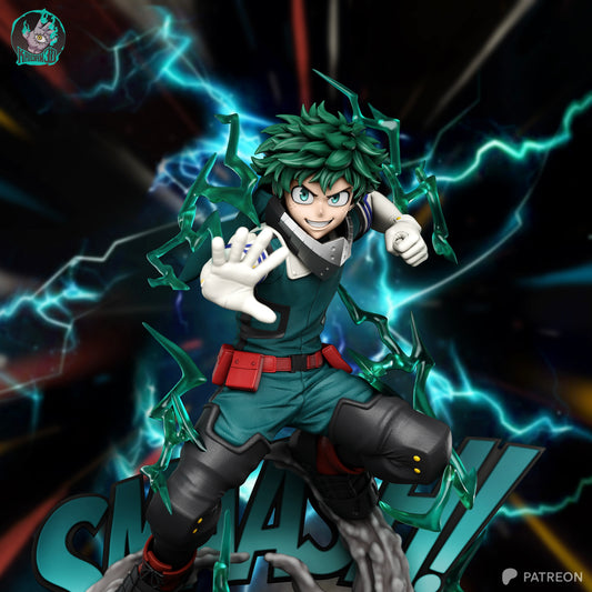 Midoriya (Deku) - Unassembled and Unpainted Garage Kit - Model Designed by Kaidan3D