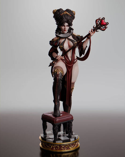Queen of Hearts - Unassembled and Unpainted Garage Kit - Model Designed by Abe3d/Davi