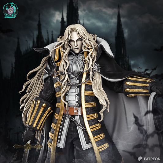 Alucard - Unassembled and Unpainted Garage Kit - Model Designed by Kaidan3D