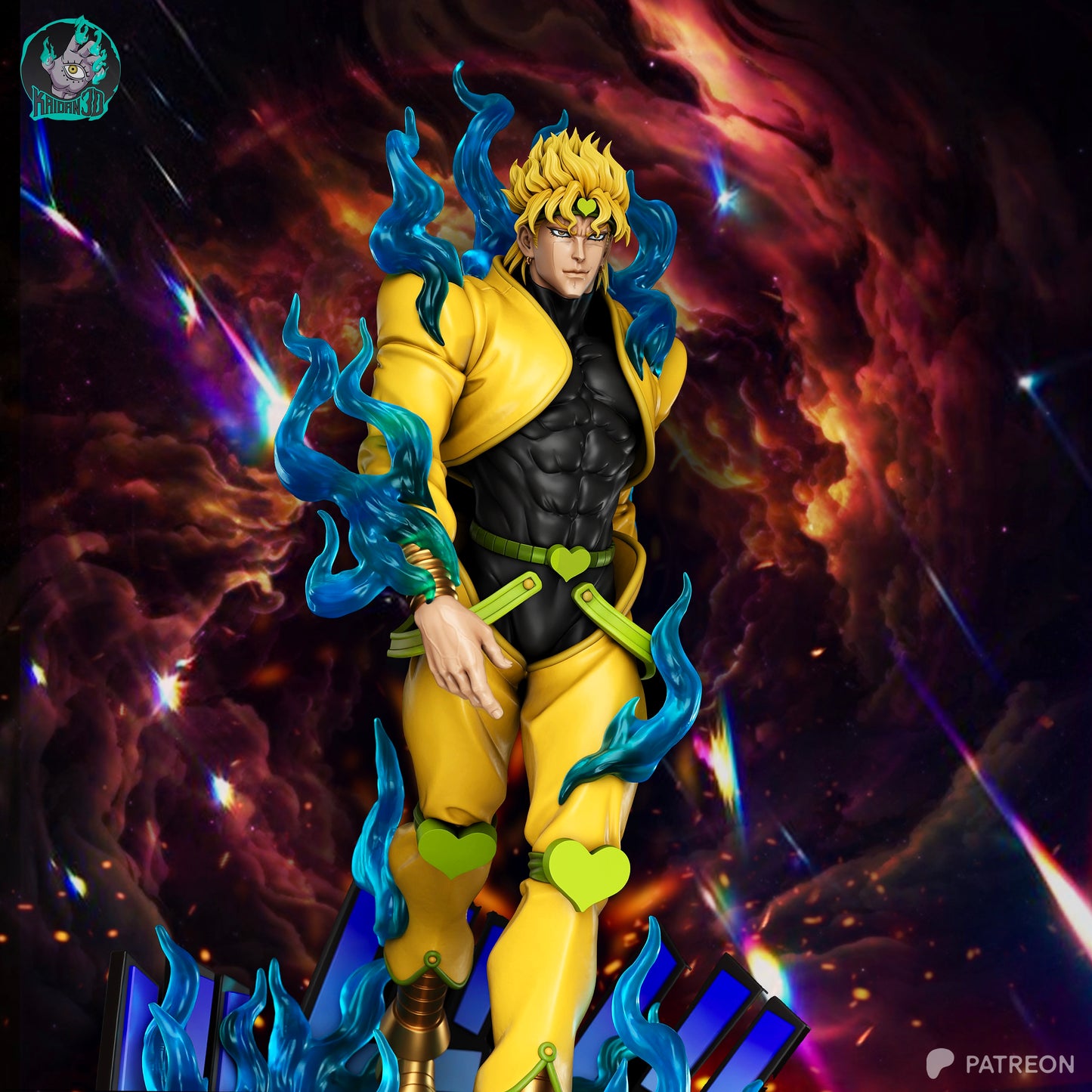 Dio - Unassembled and Unpainted Garage Kit - Model Designed by Kaidan3D