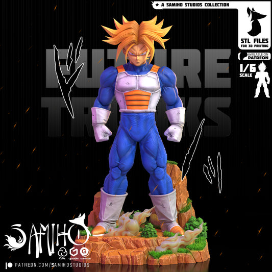 Trunks (Future) - Unassembled and Unpainted Garage Kit - Model Designed by Samiho Studios
