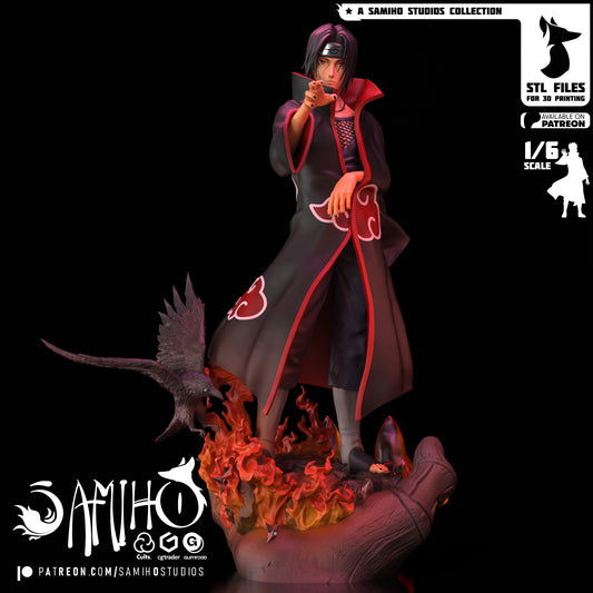 Itachi - Unassembled and Unpainted Garage Kit - Model Designed by Samiho Studios