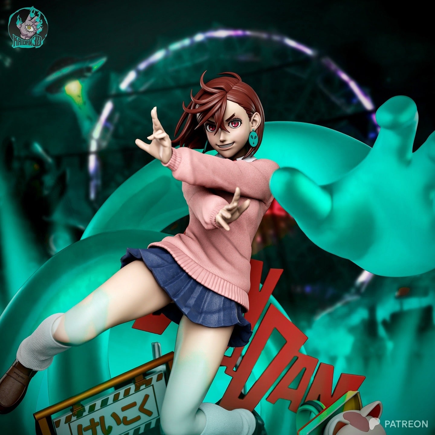 Momo - Unassembled and Unpainted Garage Kit - Model Designed by Kaidan3D