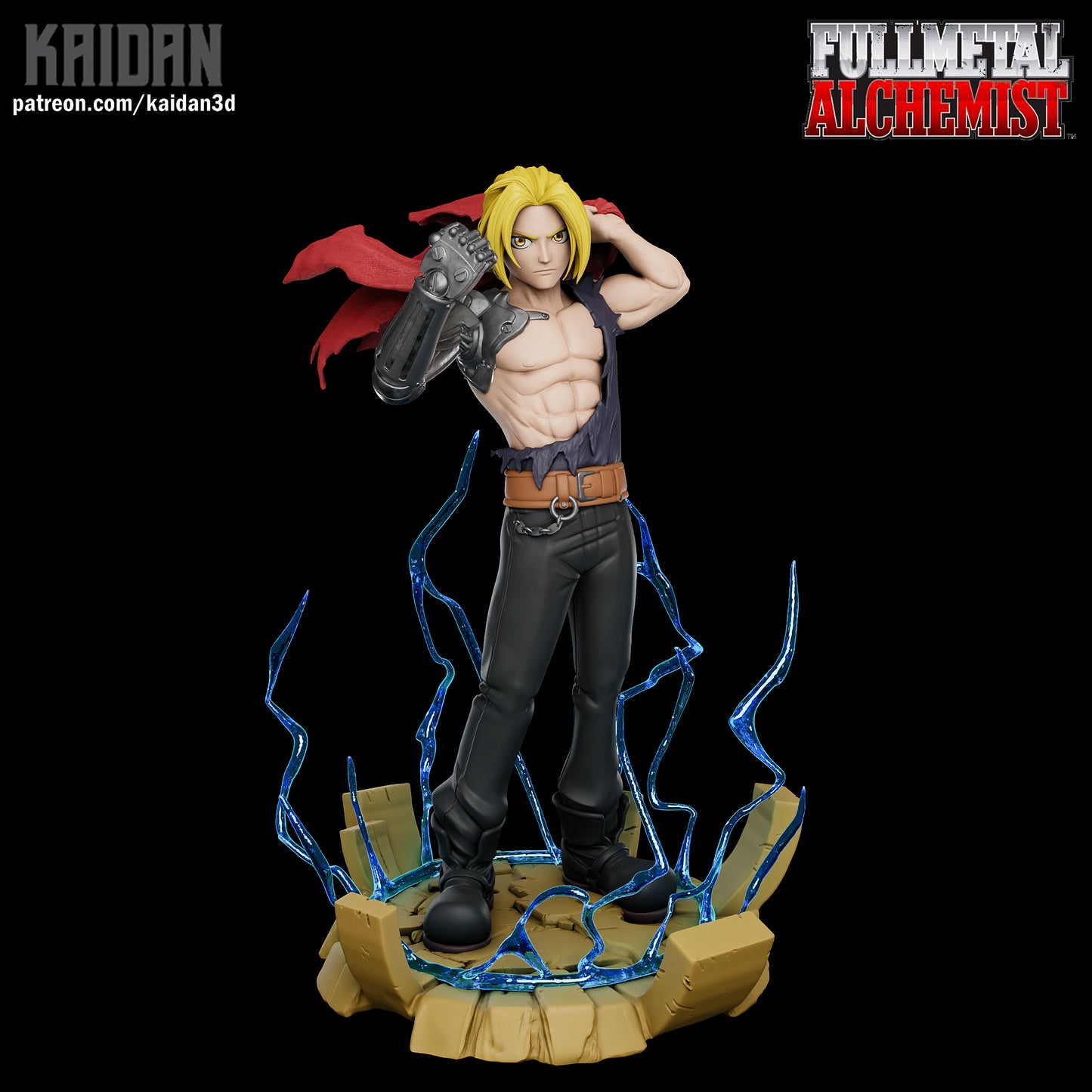 Edward - (ARM VARIANT PARTS INCLUDED) - Unassembled and Unpainted Garage Kit - Model Designed by Kaidan3D