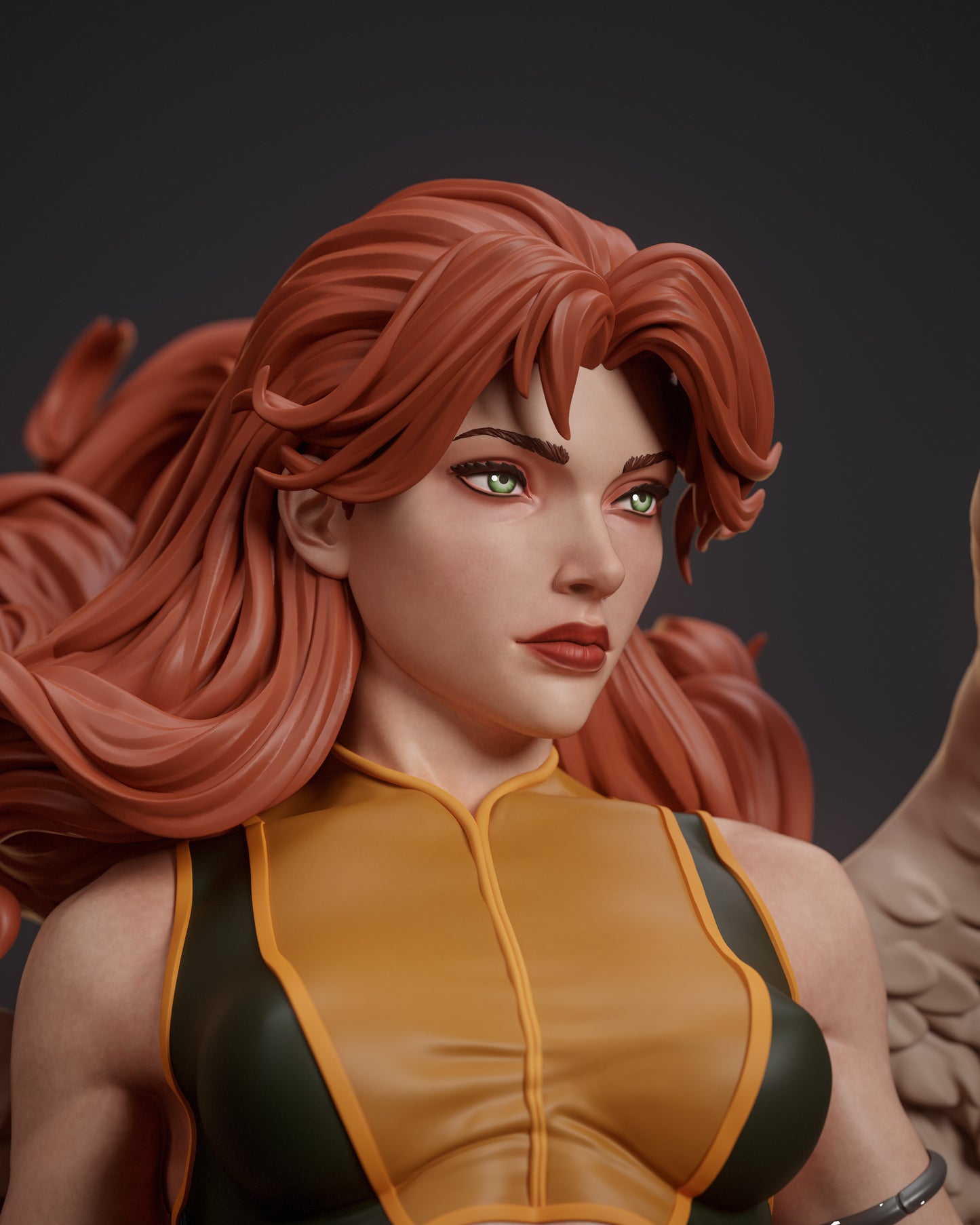 Hawkgirl - Unassembled and Unpainted Garage Kit - Model Designed by Abe3d