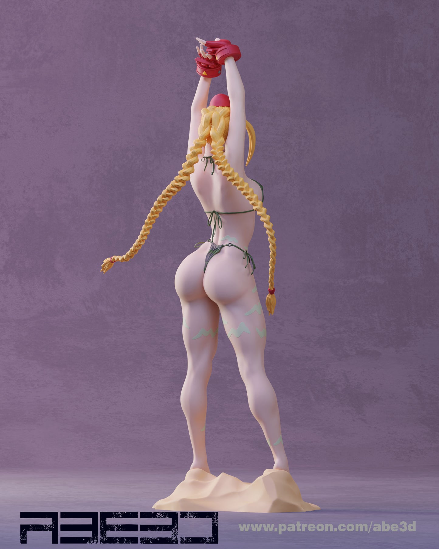Cammy Bikini - Unassembled and Unpainted Garage Kit - Model Designed by Abe3d