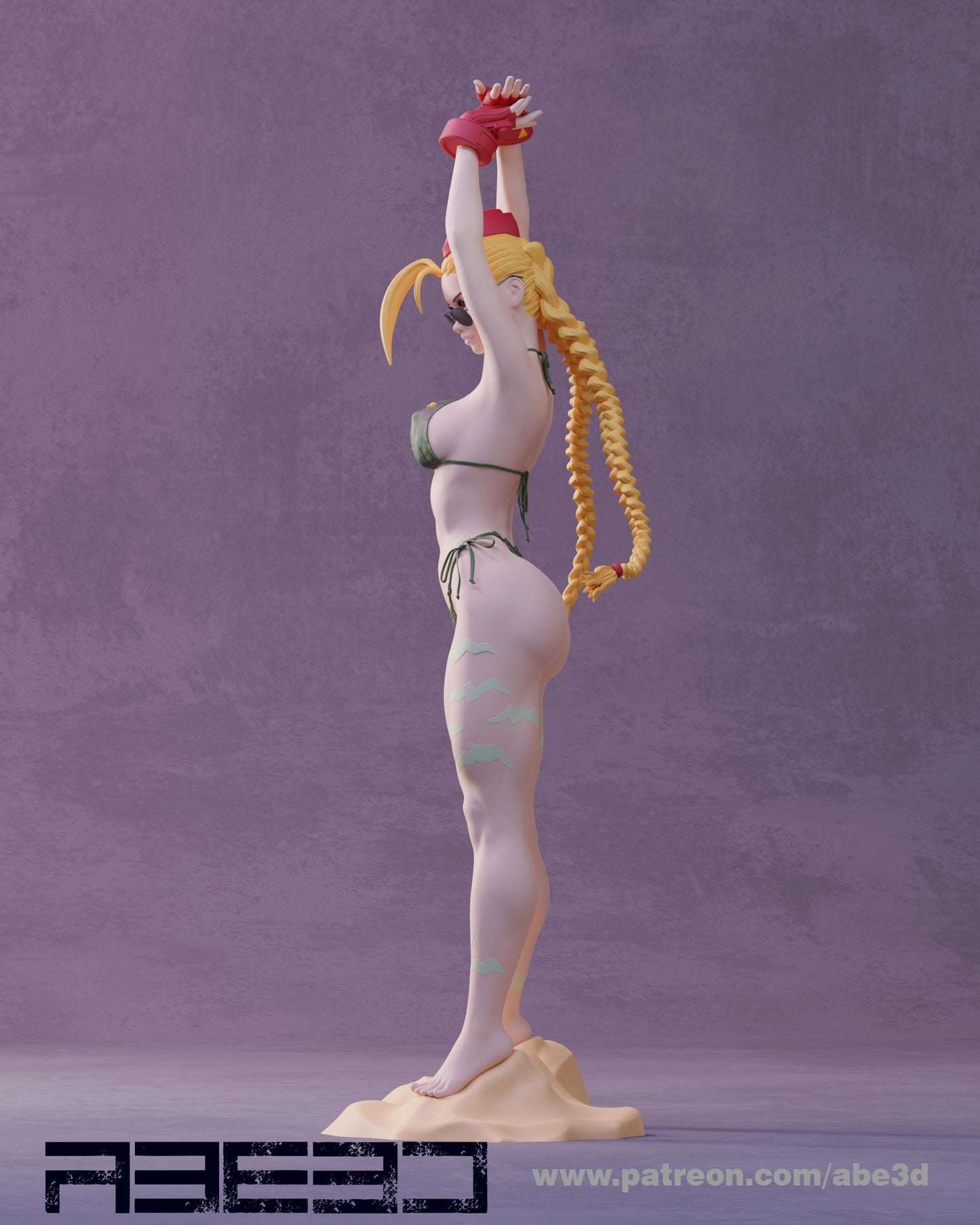 Cammy Bikini - Unassembled and Unpainted Garage Kit - Model Designed by Abe3d