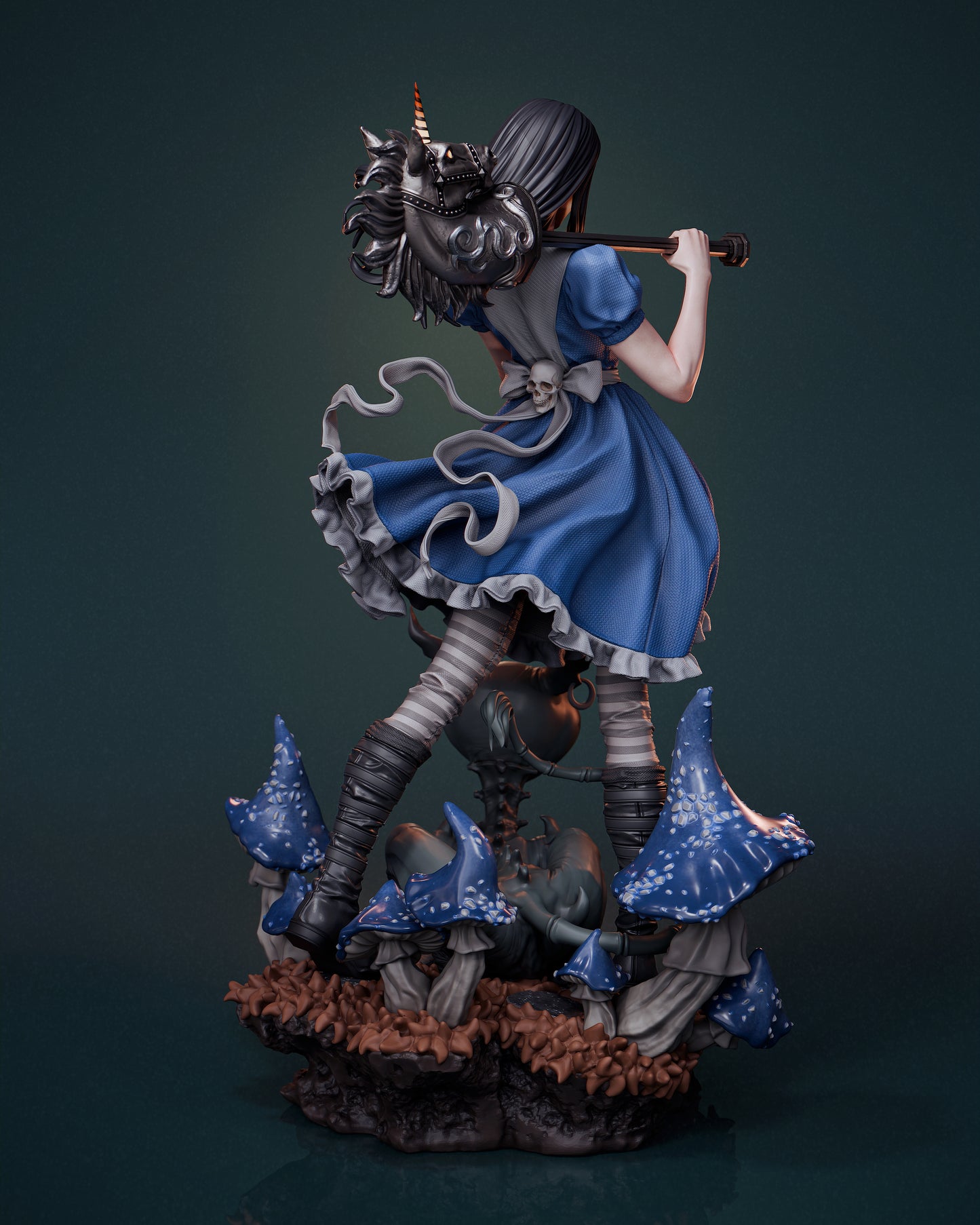 Alice - Unassembled and Unpainted Garage Kit - Model Designed by Abe3D/Davi