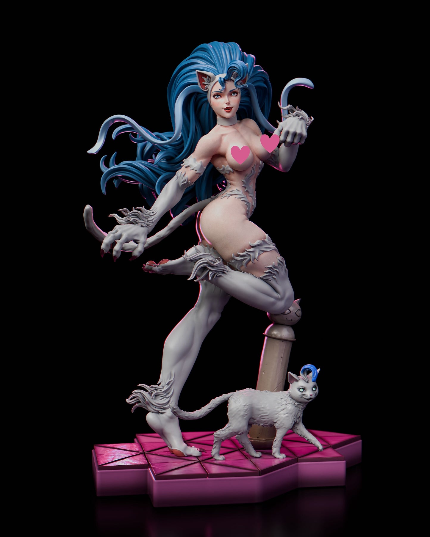 Felica NSFW - Unassembled and Unpainted Garage Kit - Model Designed by Abe3d/Davi