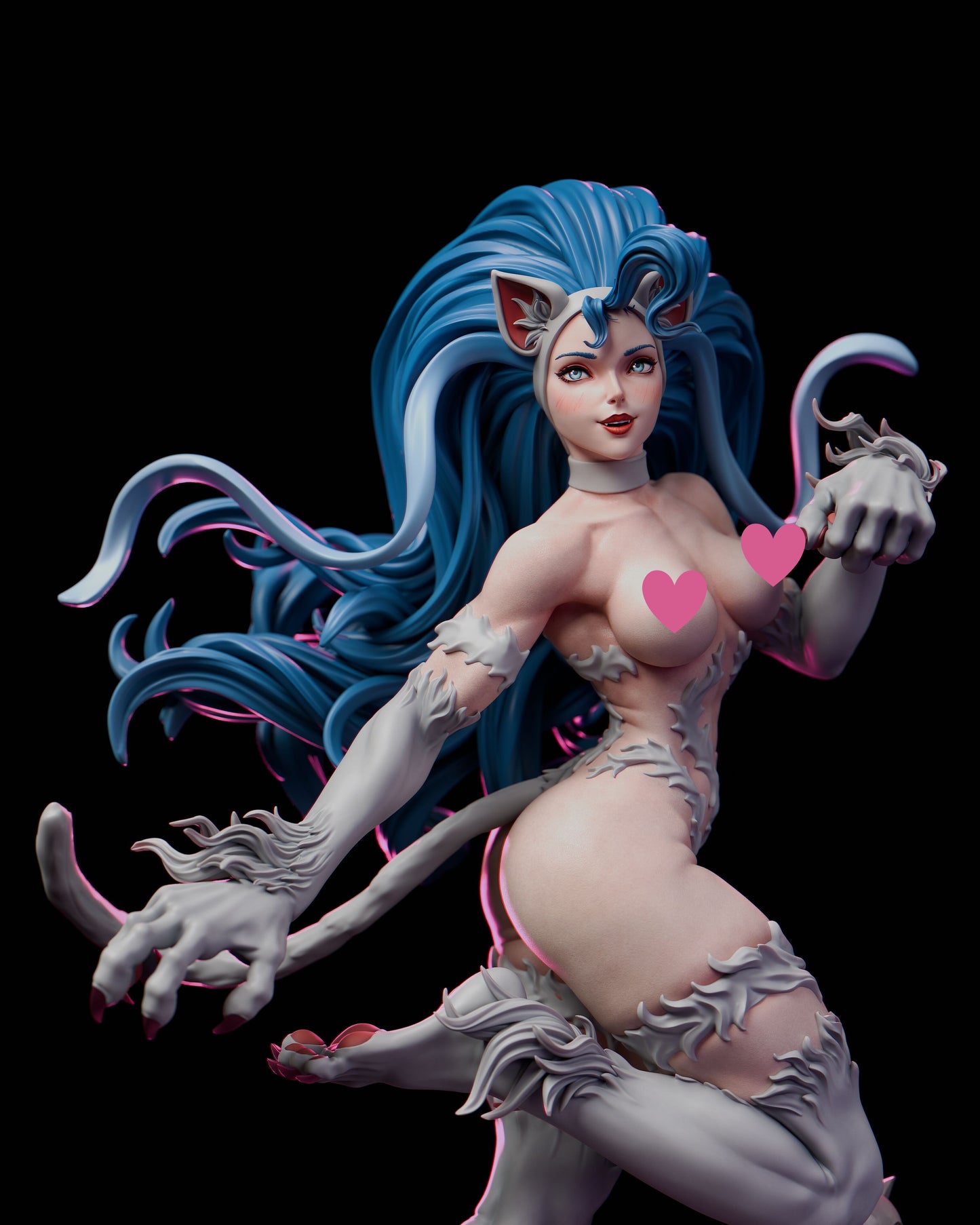 Felica NSFW - Unassembled and Unpainted Garage Kit - Model Designed by Abe3d/Davi