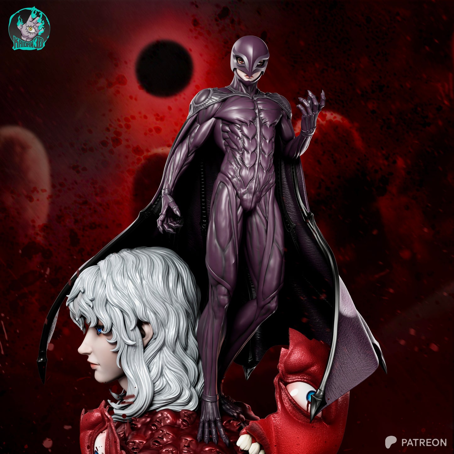 Femto - Unassembled and Unpainted Garage Kit - Model Designed by Kaidan 3D