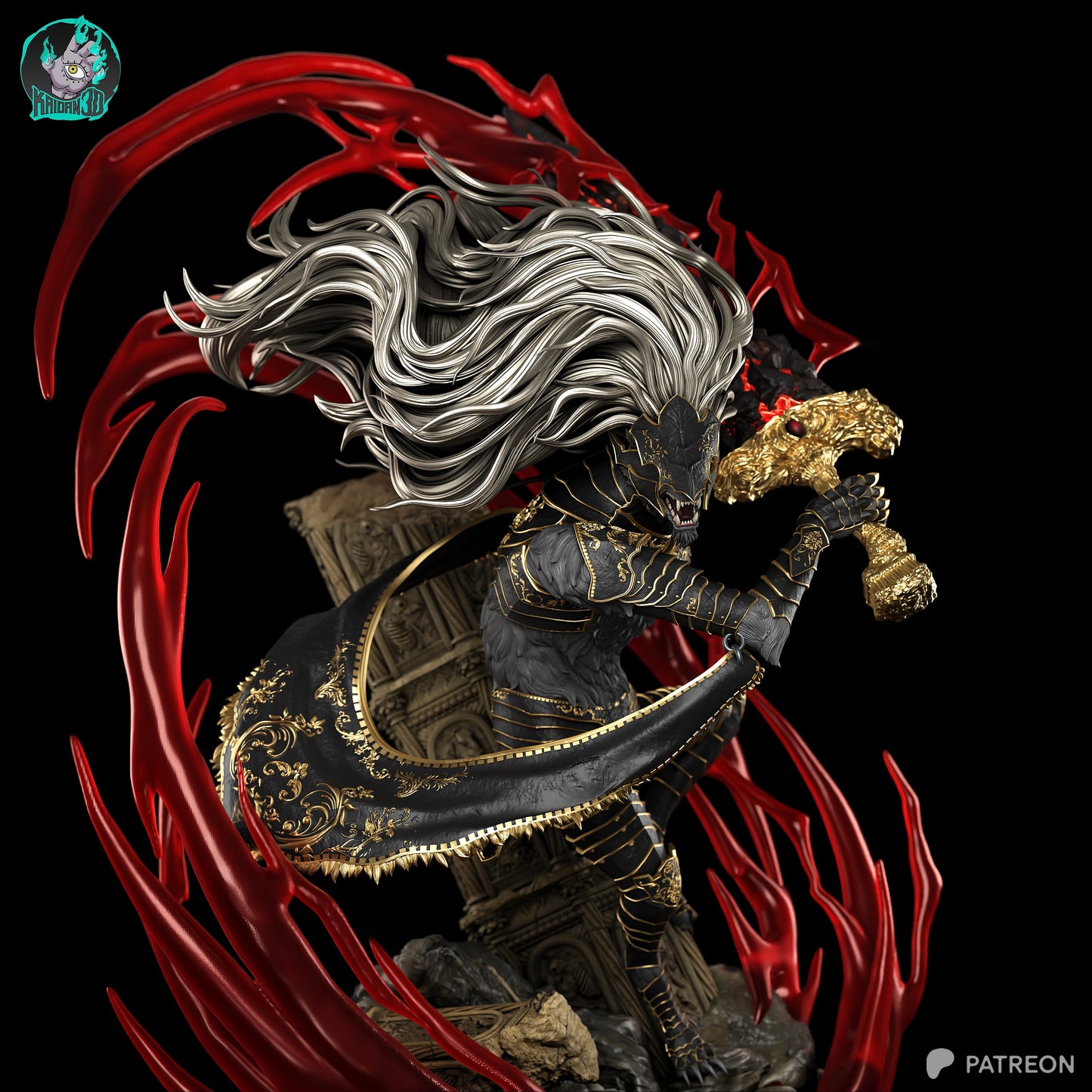 Malikeith - Unassembled and Unpainted Garage Kit - Model Designed by Kaidan 3D