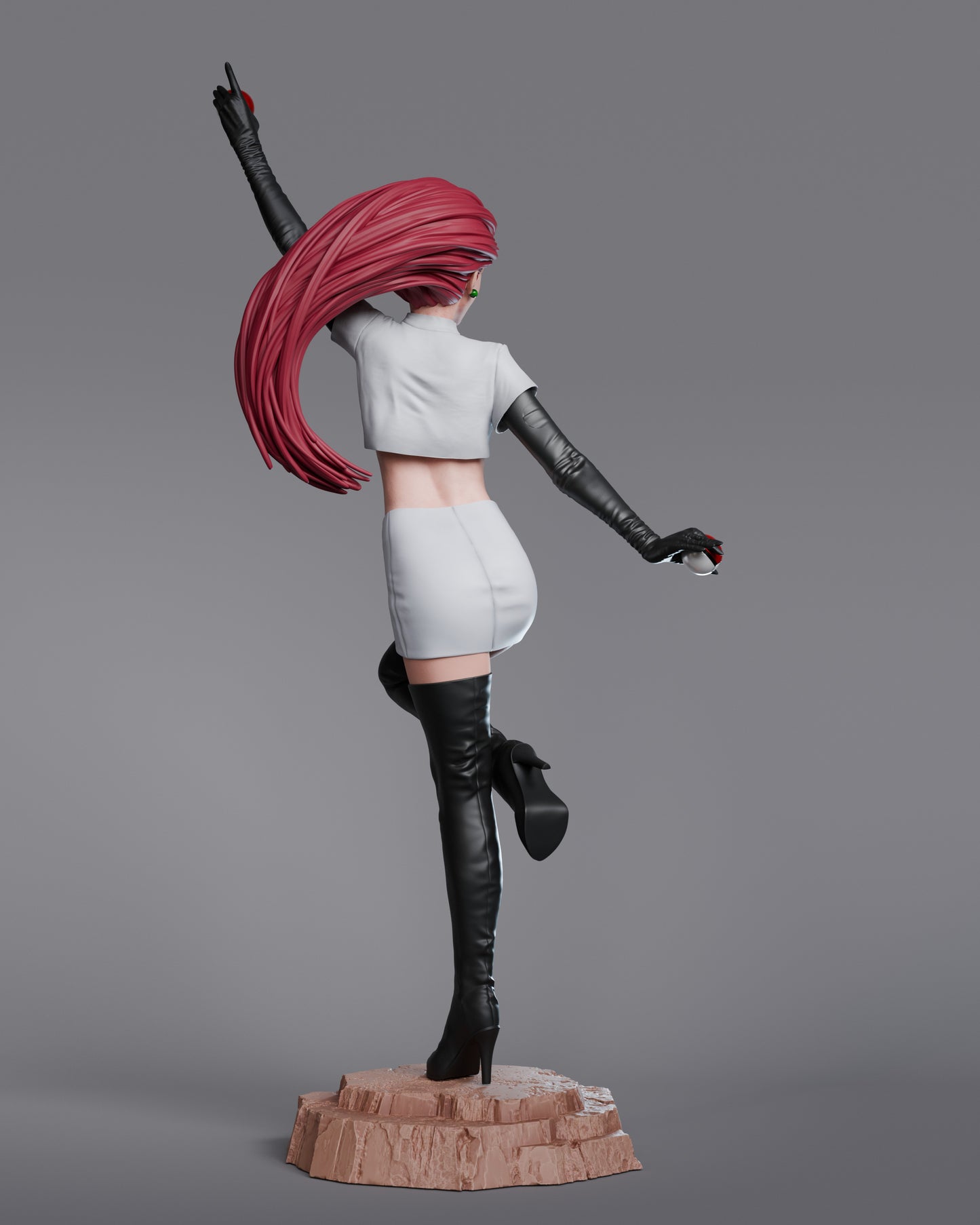 Jessie - Unassembled and Unpainted Garage Kit - Model Designed by Abe3D and LT3D