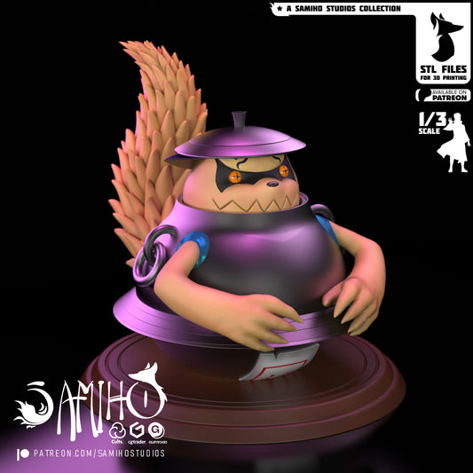 Teapot Shukau - Unassembled and Unpainted Garage Kit - Model Designed by Samiho Studios