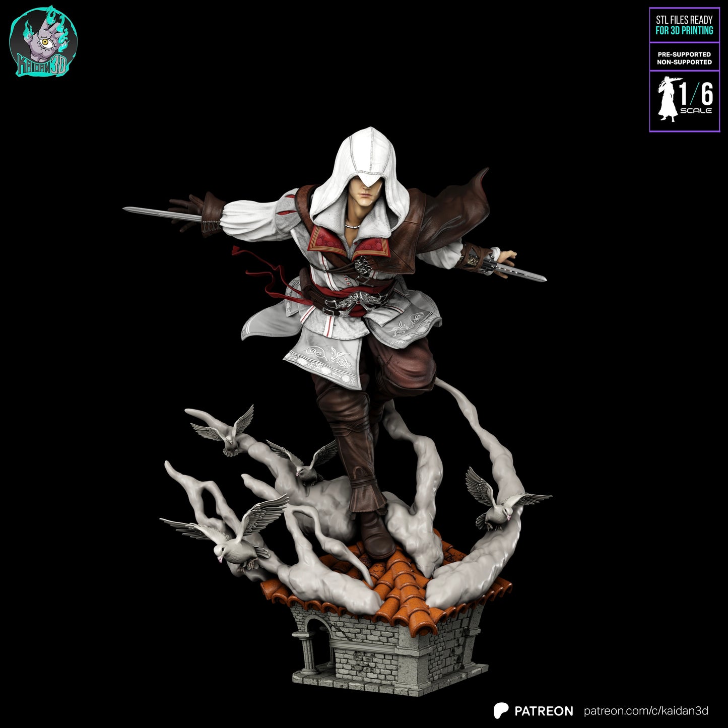 Eizo - Unassembled and Unpainted Garage Kit - Model Designed by Kaidan 3D
